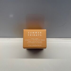Summer Fridays Light Aura Eye Cream in Warm Orange